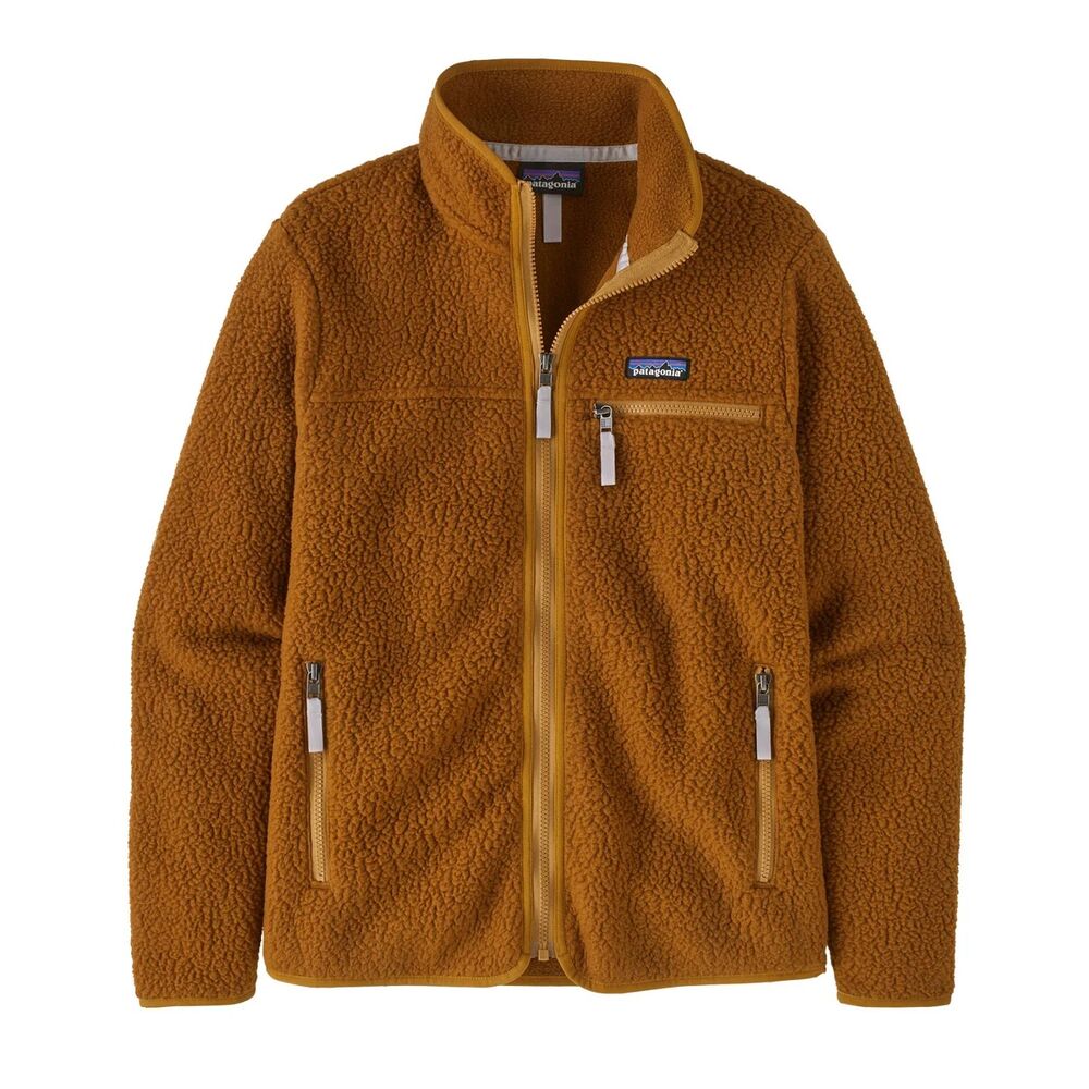 Patagonia x GOOD INSIDE Women's Retro Pile Fleece Jacket in Nest Brown | Small